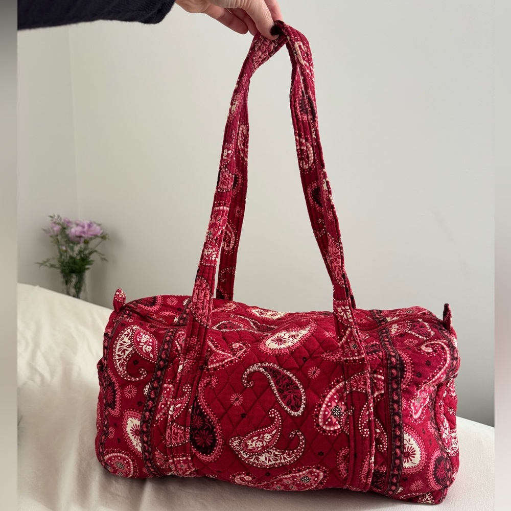 Vera Bradley Mesa Red small Duffle Bag